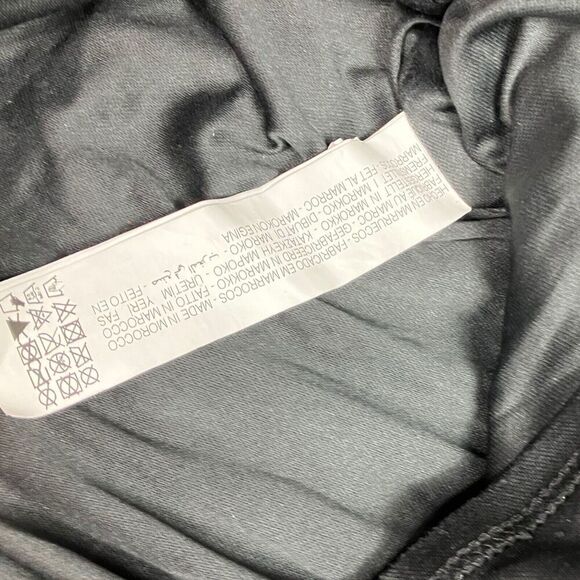 Zara Dress‎ WMNS M Black Sequin Mini Long Sleeve Asymmetric Avant Party Club - Picture 8 of 13